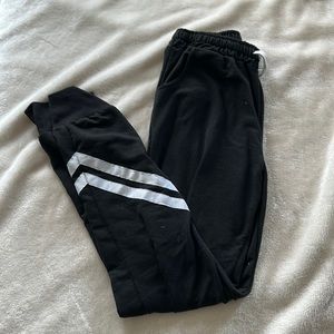 Women’s black joggers